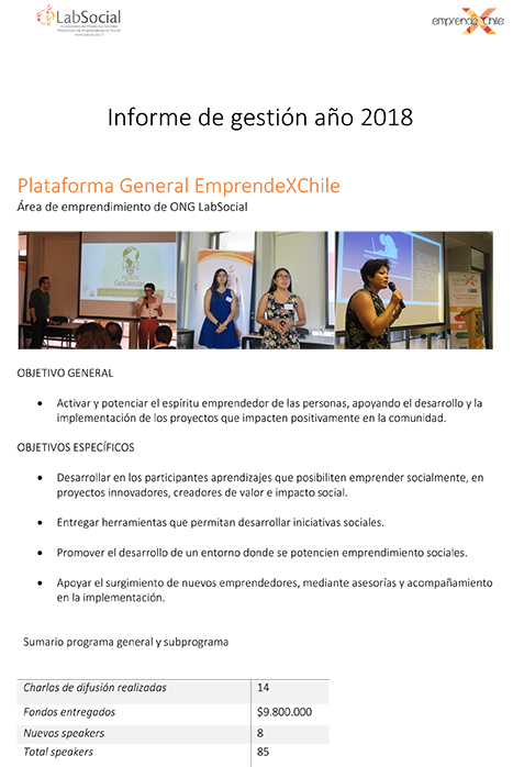 Portada informe semestral